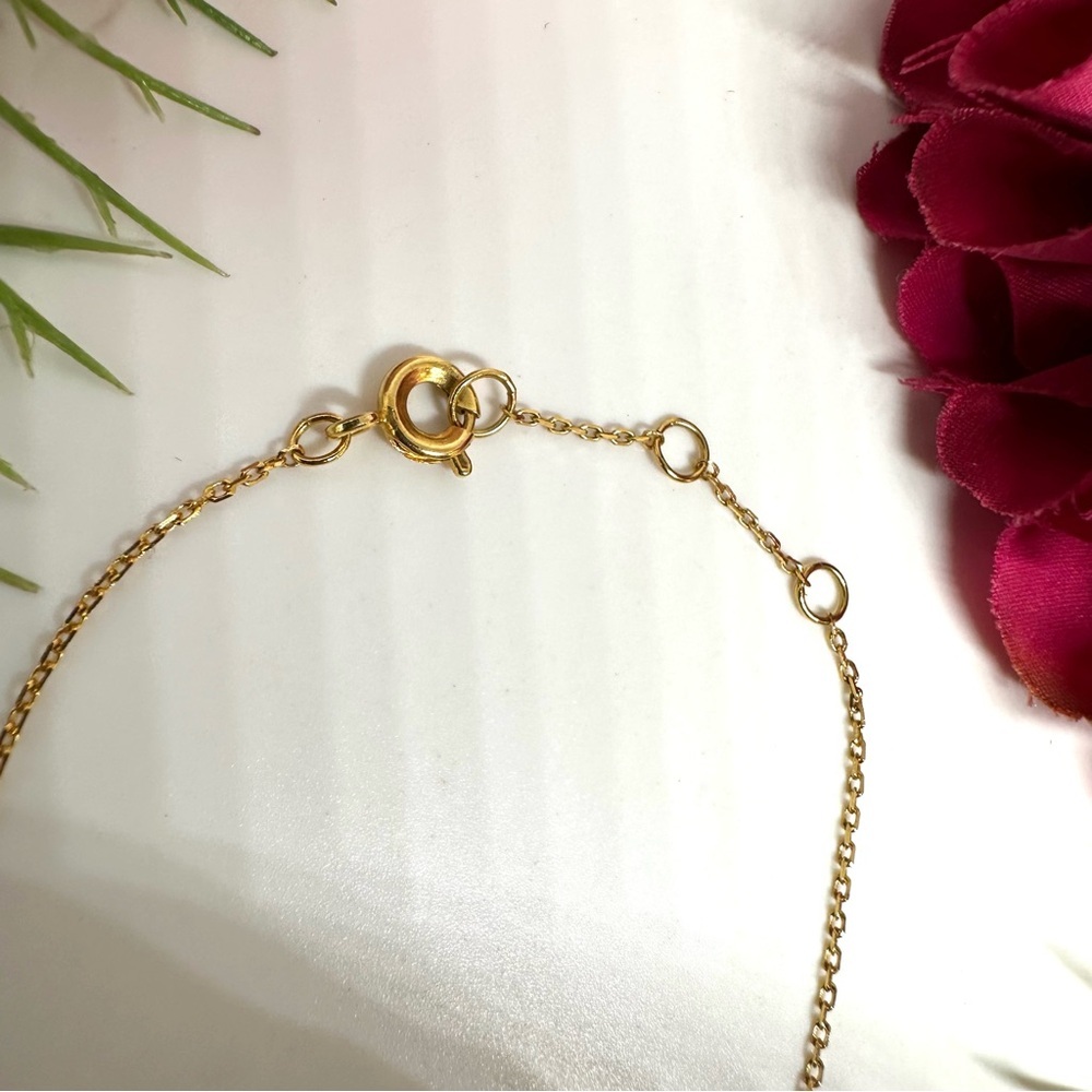NEW⚜️Freshwater Pearl Dainty Gold Filled Chain Bracelet - Picture 5 of 7